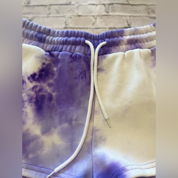Refuge Athletics Purple Tie Dye 2 Piece Short Set Size Medium - Picture 13 of 15